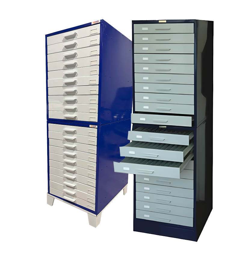 BLOK ARŞİV DOLABI 20 KAT - 12 BÖLMELİ + KAPAKSIZ