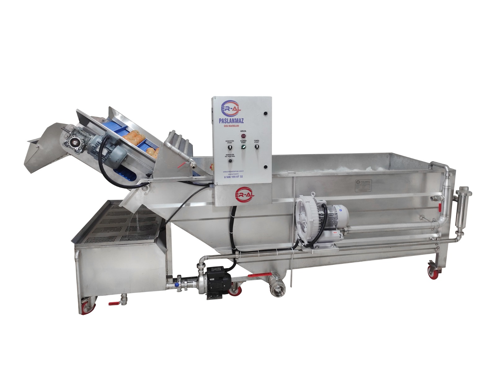 Meyve Sebze Yıkama Makinası