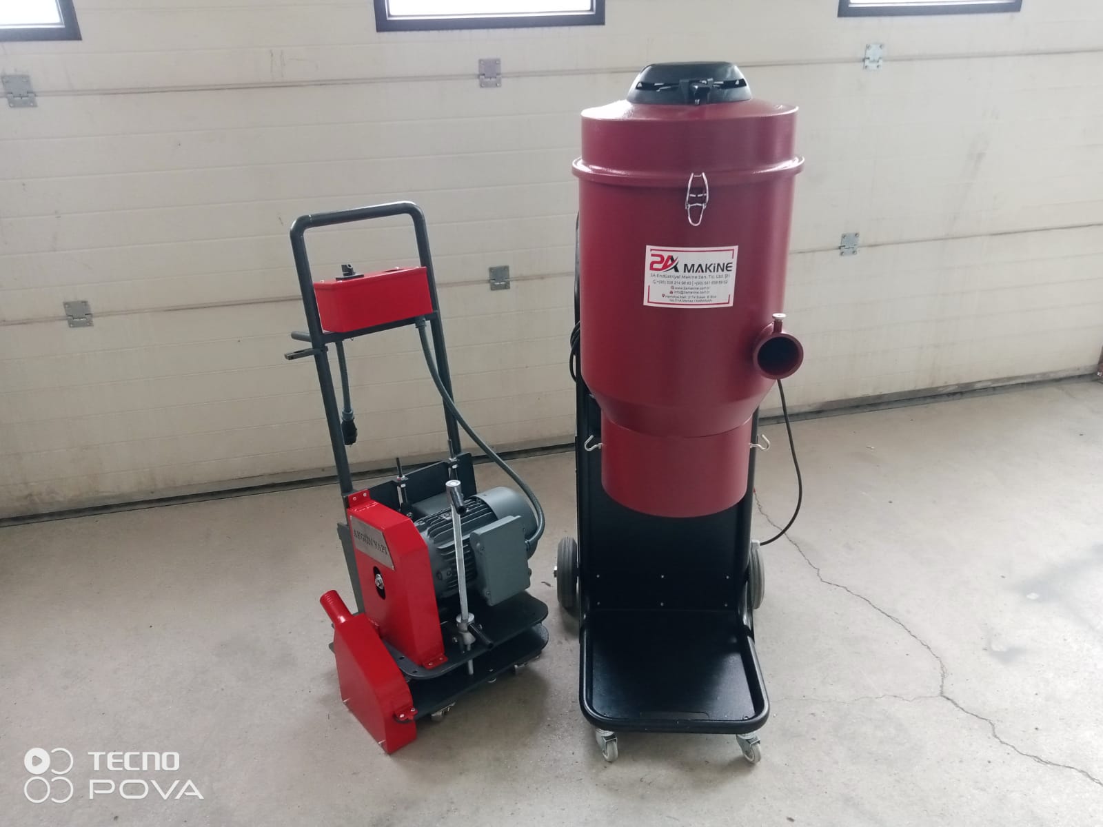 ŞAP KESİM MAKİNESİ VE ENDÜSTİRİYEL SÜPÜRGE