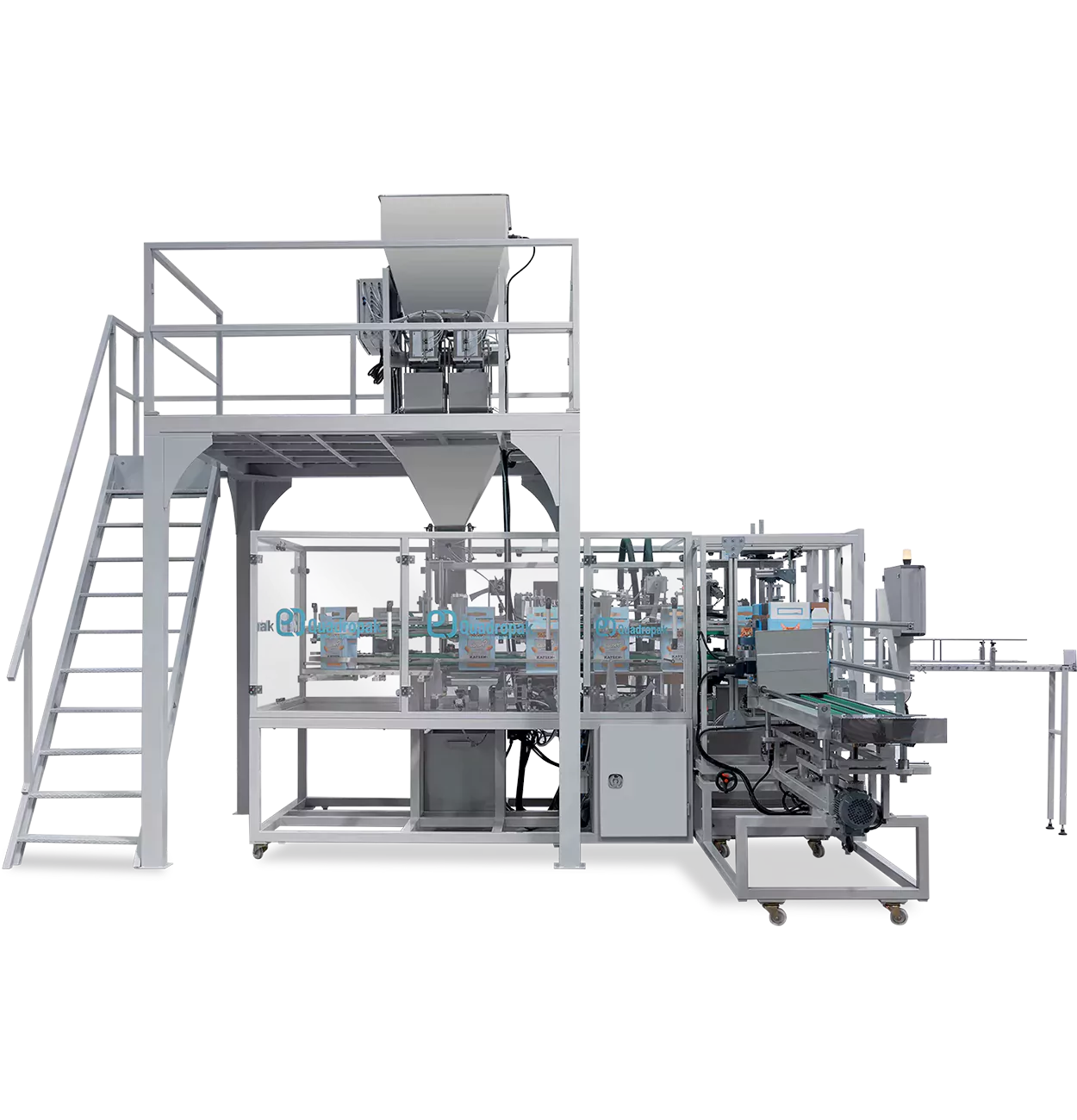 4 Terazili Tam Otomatik Dikey Kutu Dolum Makinesi